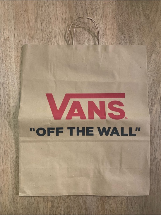 Vans Handbags - Vans medium reusable brown and red gift bag